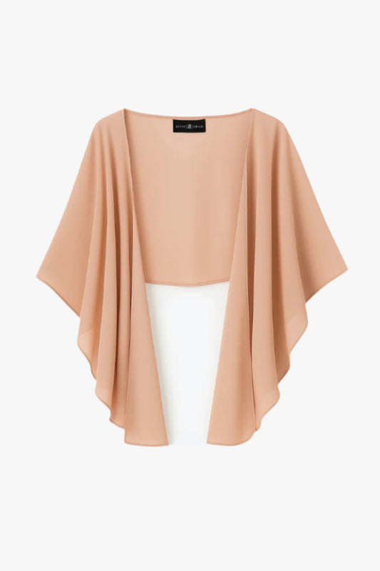 "Bernadette" Chiffon Shawl Wrap Magenta XSCAPE